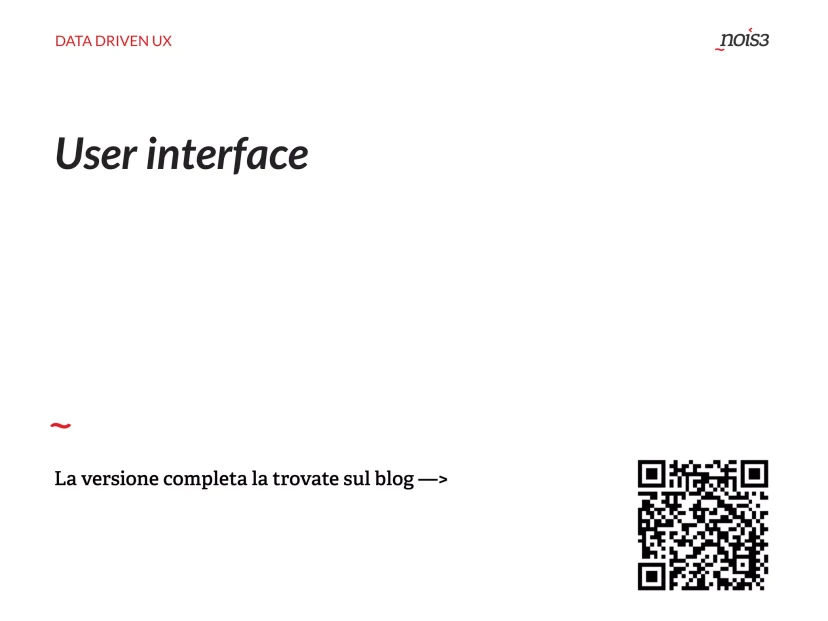 Data Driven UX, slide 35