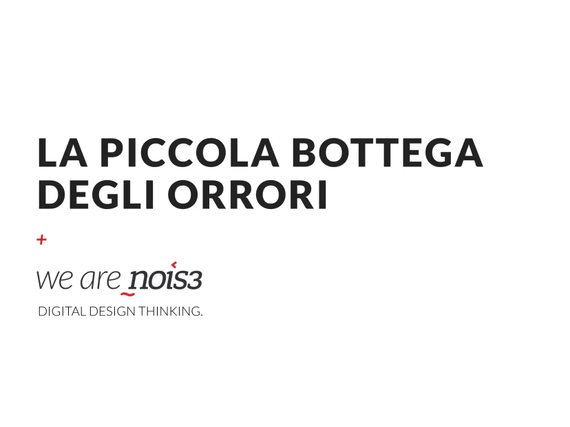La piccola bottega degli orrori, slide 2