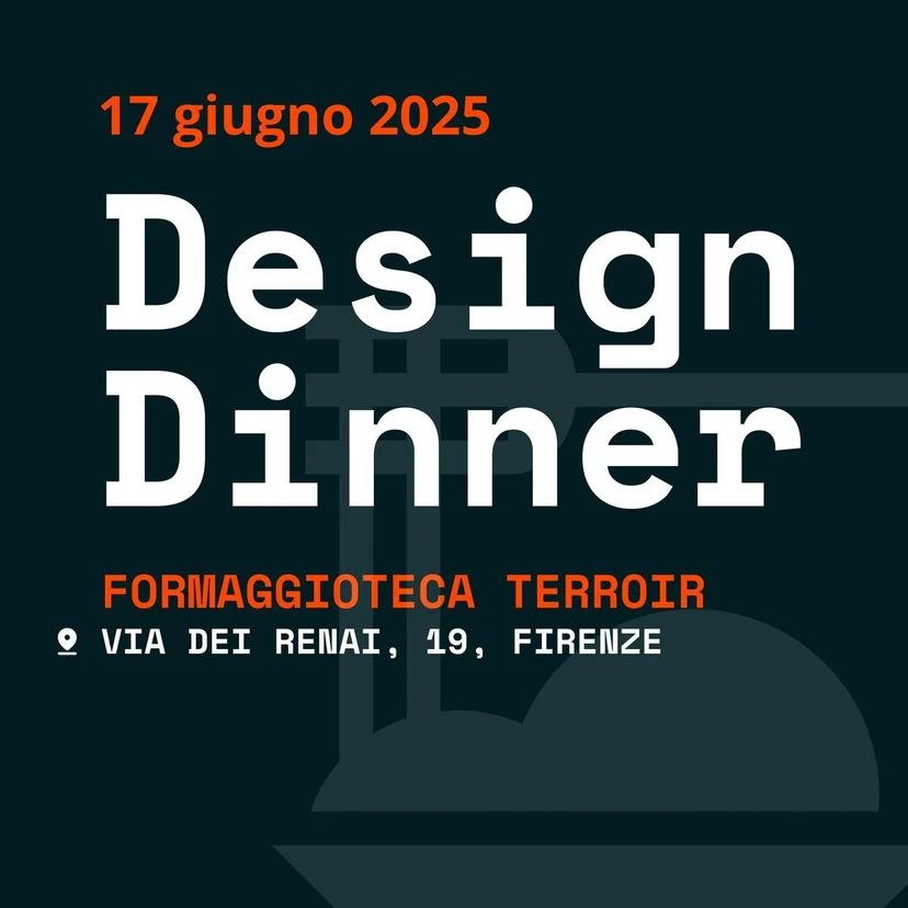 Cover DesignDinner #2 Firenze - 17 giugno