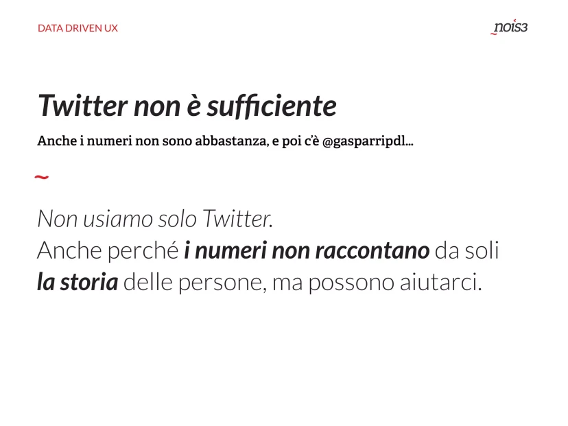 Data Driven UX, slide 12