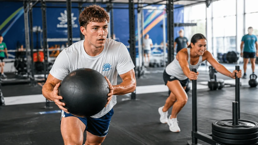 Lezione di fitness al CUS Roma