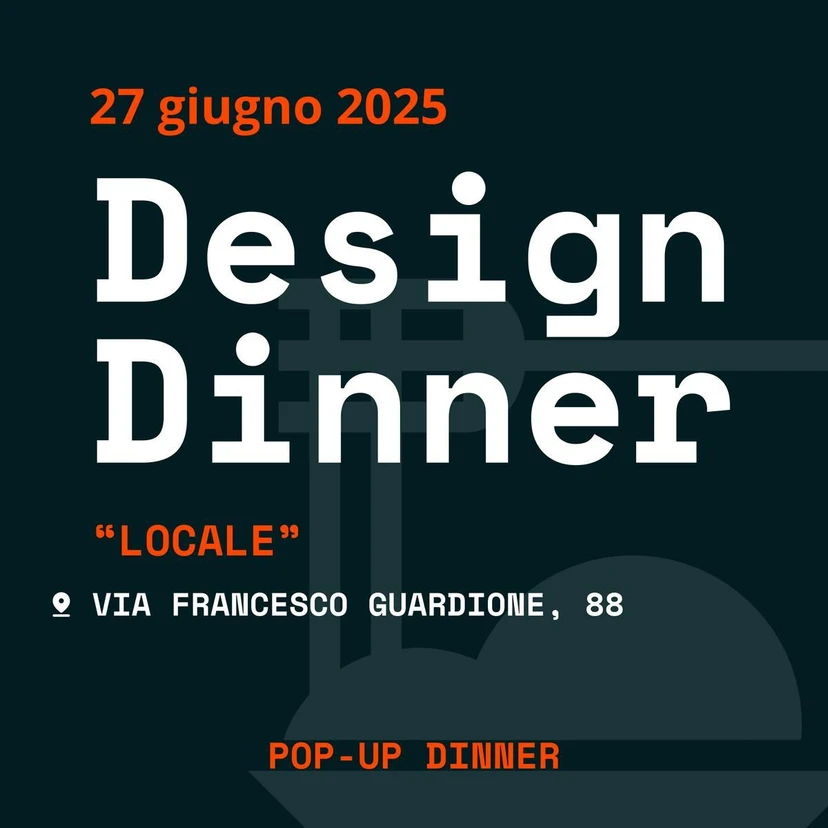 Cover DesignDinner Pop-Up Palermo #1 - 27 giugno