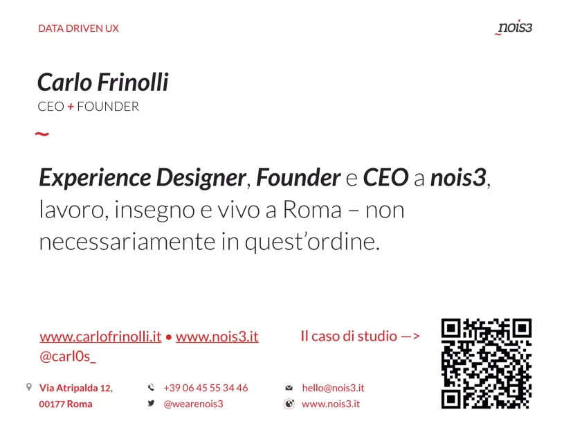 Data Driven UX, slide 37